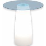 Reduzierte Unifarbene Runde Runde Glastische 70 cm aus Glas Höhe 50-100cm 