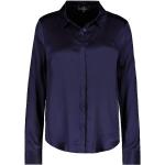Dunkelblaue Unifarbene Monari Festliche Blusen aus Viskose für Damen Größe M für den für den Sommer 
