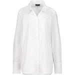 Weiße Unifarbene Langärmelige Monari Hemdblusen für Damen Größe M für den für den Frühling 