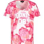 Reduzierte Blumenmuster Monari T-Shirts für Damen Größe M 
