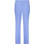 Hellblaue Unifarbene Business Monari Business-Hosen mit Reißverschluss aus Polyester für Damen Größe M 