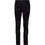 Schwarze Unifarbene Monari Ripped Jeans & Zerrissene Jeans aus Baumwollmischung für Damen Größe M 