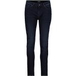 Dunkelblaue Monari Slim Fit Jeans aus Baumwolle für Damen Größe M 