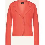 Reduzierte Orange Monari Baumwollblazer aus Jersey für Damen Größe M 