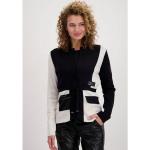 Schwarze Monari Mini Kurzjacken & Cropped-Jackets aus Baumwolle für Damen Größe L 