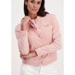Rosa Unifarbene Monari Mini Kurzjacken & Cropped-Jackets mit Knopf für Damen Größe XS 