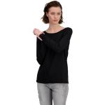 Schwarze Langärmelige Monari T-Shirts aus Viskose für Damen Größe L 