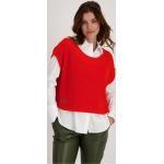 Reduzierte Rote Monari Wintermode aus Baumwollmischung für Damen Größe XS 