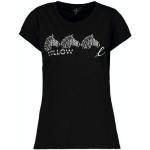Reduzierte Schwarze Motiv Kurzärmelige Monari Rundhals-Ausschnitt T-Shirts für Damen Größe S 1-teilig 