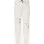 Hellgraue Monari Skinny Jeans aus Baumwolle für Damen Größe M 