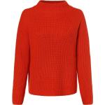 Reduzierte Rote Monari Strickpullover aus Baumwollmischung für Damen Größe L 