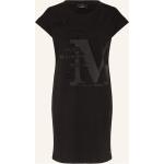 Schwarze Kurzärmelige Monari Sweatkleider aus Baumwollmischung für Damen Größe M 