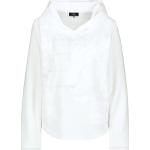 Weiße Monari Damensweatshirts mit Kapuze Größe S 