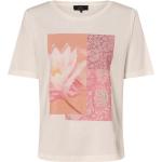 Weiße Monari Rundhals-Ausschnitt T-Shirts für Damen Größe L für den für den Sommer 