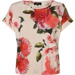 Bunte Monari Rundhals-Ausschnitt T-Shirts aus Jersey für Damen Größe L 