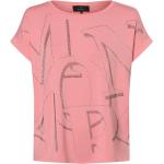 Rosa Monari Rundhals-Ausschnitt T-Shirts mit Glitzer für Damen Größe L 