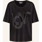 Schwarze Monari T-Shirts für Damen Größe M 