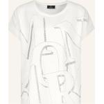 Weiße Monari T-Shirts aus Jersey für Damen Größe L 