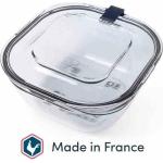 Monbento LunchBox MB Gourmet Crystal Große Kapazität Made in France - Auslaufsicher - Stapelbar Lu, Lunchbox