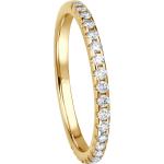 MONCARA Damen Ring, 585er Gold mit 19 Diamanten, zus. ca. 0,30 Karat, gold