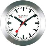 Weiße Industrial Schweizer Mondaine Aluminiumarmbanduhren mit Mineralglas-Uhrenglas für Herren 