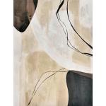 Schwarze Rechteckige Ölgemälde & Ölbilder aus Holz Querformat 90x120 