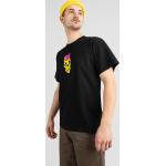 Reduzierte Schwarze Streetwear T-Shirts mit Skater-Motiv aus Baumwolle für Herren Größe M 