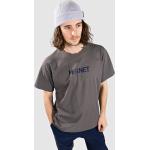 Reduzierte Graue Streetwear T-Shirts mit Skater-Motiv aus Baumwolle für Herren Größe XL 