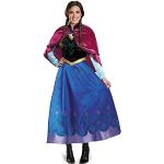 Die Eiskönigin Anna Prinzessin-Kostüme aus Samt für Damen Größe L 