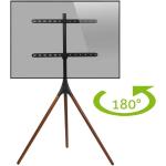 Reduzierte TV Standfüße aus Nussbaum 45”- 49” schwenkbar Breite 0-50cm, Höhe 0-50cm, Tiefe 0-50cm 