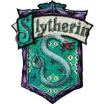 Harry Potter Slytherin Wappen Aufnäher maschinenwaschbar 