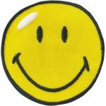 Gelbe Emoji Smiley Bügelbilder & Bügelmotive maschinenwaschbar 