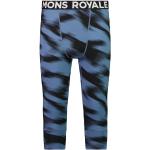 Blaue Langärmelige Mons Royale Herrenlongsleeves & Herrenlangarmshirts aus Wolle Größe XL 