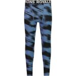 Blaue Mons Royale Herrenleggings aus Wolle Größe XL 