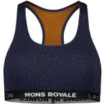 Mons Royale Sierra Sports Bra Women Midnight Terrazzo / Copper (Auslaufware) (XL)