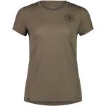 Reduzierte Braune Langärmelige Mons Royale T-Shirts aus Polyamid für Damen Größe XS 