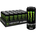 Monster Energy - koffeinhaltiger Energy Drink mit klassischem Energy-Geschmack - in praktischen Einweg Dosen (24 x 500 ml)