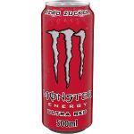 Monster Energy Ultra Red mit rotem Früchte-Mix - Zero Zucker & Zero Kalorien, Energy Drink Palette, EINWEG Dose (24 x 500 ml)