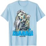 Blaue Monster High Frankie Stein T-Shirts für Herren Größe S 