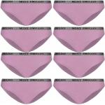 Violette Herrenslips & Herrenpanties aus Baumwolle Größe L 8-teilig 