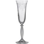 Champagnergläser 180 ml aus Glas graviert 6-teilig 6 Personen 