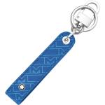 Hellblaue Elegante Montblanc Schlüsselanhänger & Taschenanhänger aus Leder für Damen 