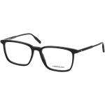 Schwarze Montblanc Quadratische Herrenbrillen 