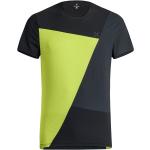 Reduzierte Gelbe Color Blocking Montura T-Shirts für Herren Größe S 