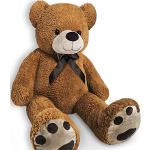 Braune 150 cm Riesen Teddys aus Polyester 