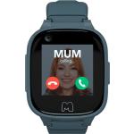 Graue Wasserdichte Smartwatches aus Kunststoff mit Smart Notifications mit LTE mit Kunststoff-Uhrenglas für Kinder 