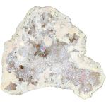 Weiße Bergkristalle glänzend aus Kristall 