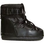 Schwarze Moon Boot Classic Bio Damenstiefel mit Schnürsenkel aus Leder Größe 41 für den für den Winter 