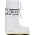 Moonboot - Après-Ski Stiefel - Moon Boot Nylon Blanche/Argent für Damen - Größe 39-41 - Weiß