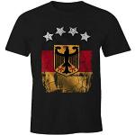 Schwarze Deutschland Deutschland T-Shirts aus Baumwolle für Herren Größe 4 XL 